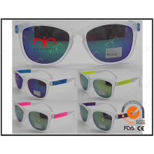 Damen-Mode-Plastik-Sonnenbrille (MS13145)